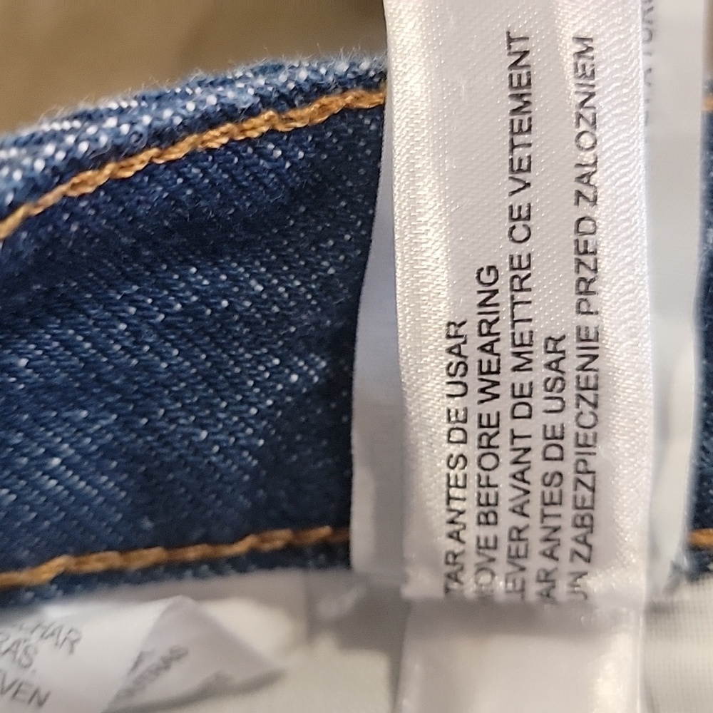 Zara Dark Blue Denim Wide Leg Jeans  NWOT - Picture 10 of 10
